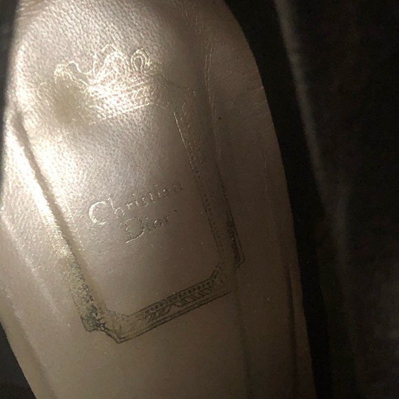 Christian Dior Black Leather Knee Boots Miss Dior SZ 40 - Picture 7 of 13